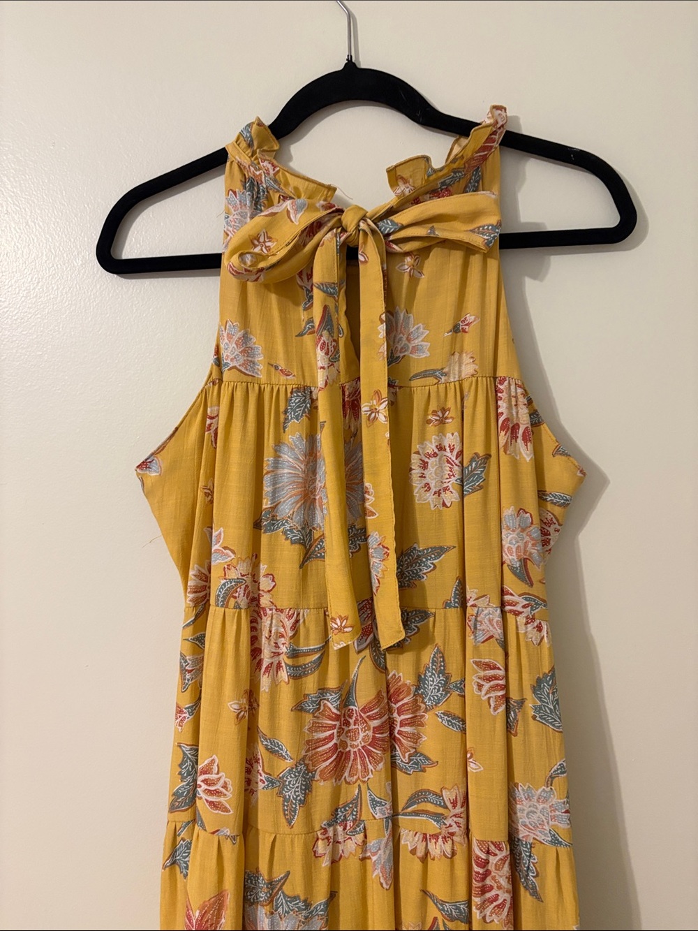 Waverly Yellow Floral Maxi Dress - Picture 3 of 3